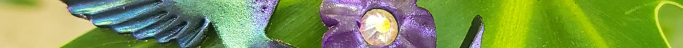 Spring is coming! You can make these stunning polymer clay Hummingbird Earrings!