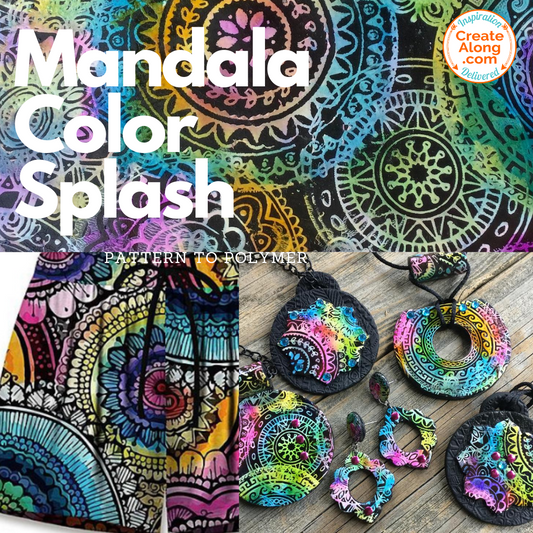 Make a SPLASH! Try this polymer clay technique!
