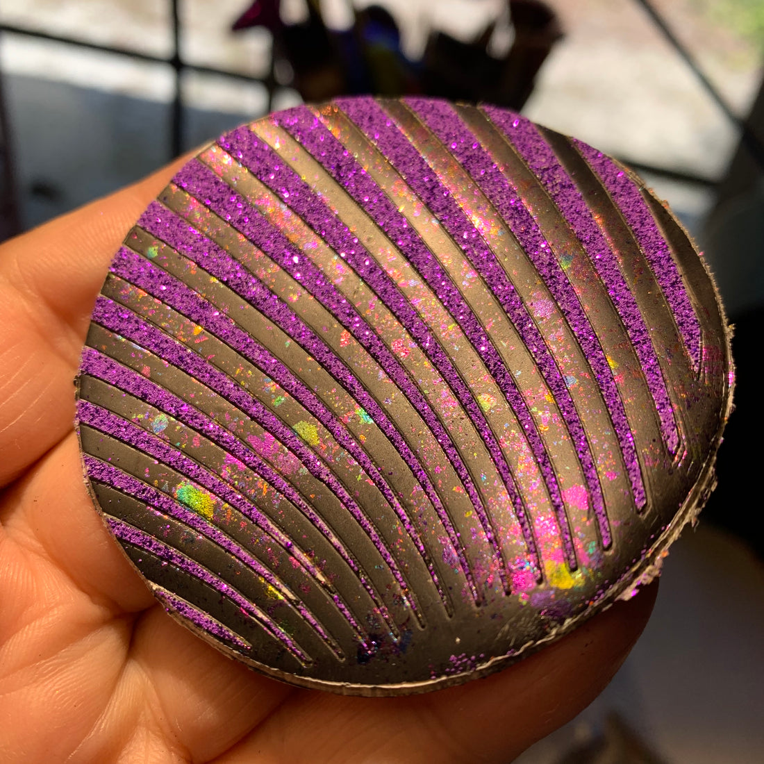 Shimmer Cut Away Technique with Colorfuze on Polymer Clay TV