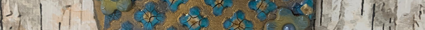 A Year of Polymer Clay Veneer Week #2 Colorizing Crackles