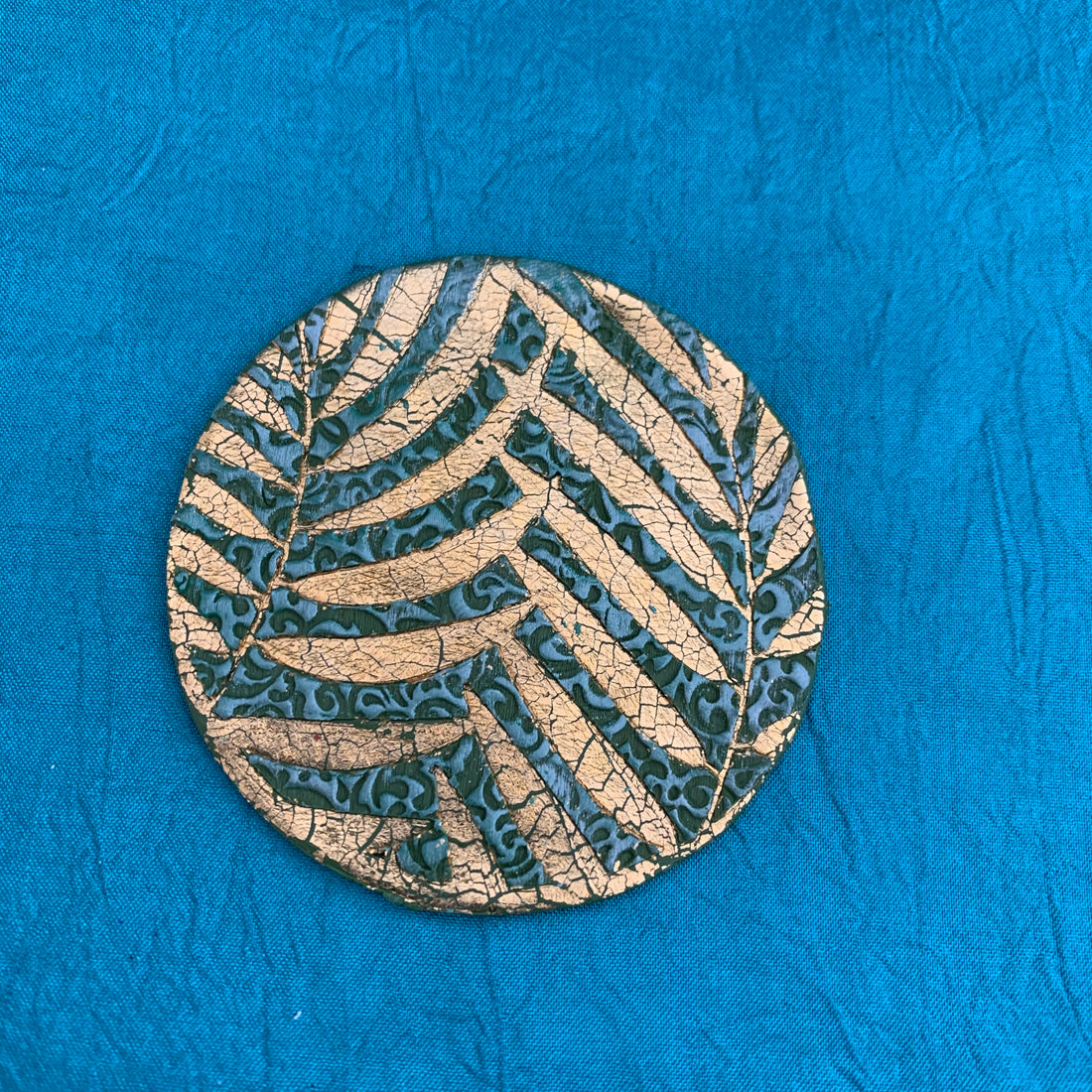 How to create a Metal Leaf and Polymer Clay Unique Technique tutorial