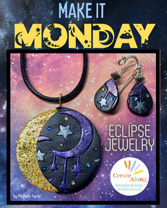 Go Celestial! NEW Polymer Clay Jewelry Tutorial for Make it Monday