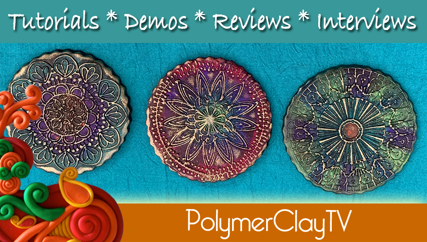 How to Make a Polymer Clay Boho Textured Mandala