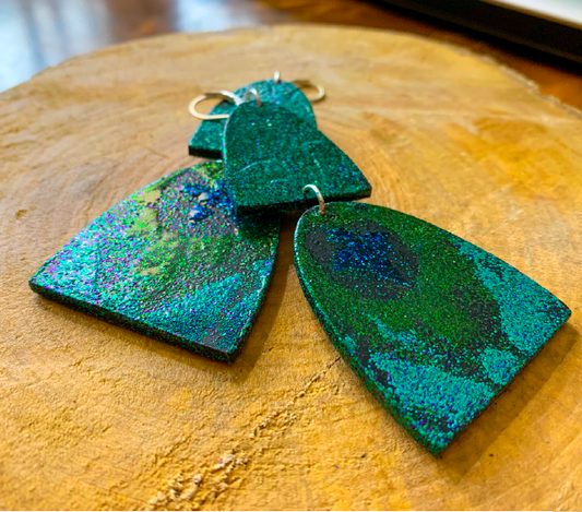 Make Gorgeous Enameled Polymer Clay Earrings