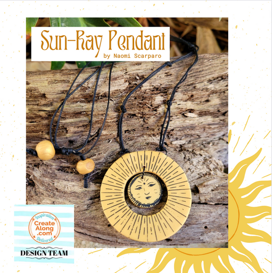 Summer Sunshine You Can Wear - Make This Polymer Clay Pendant!