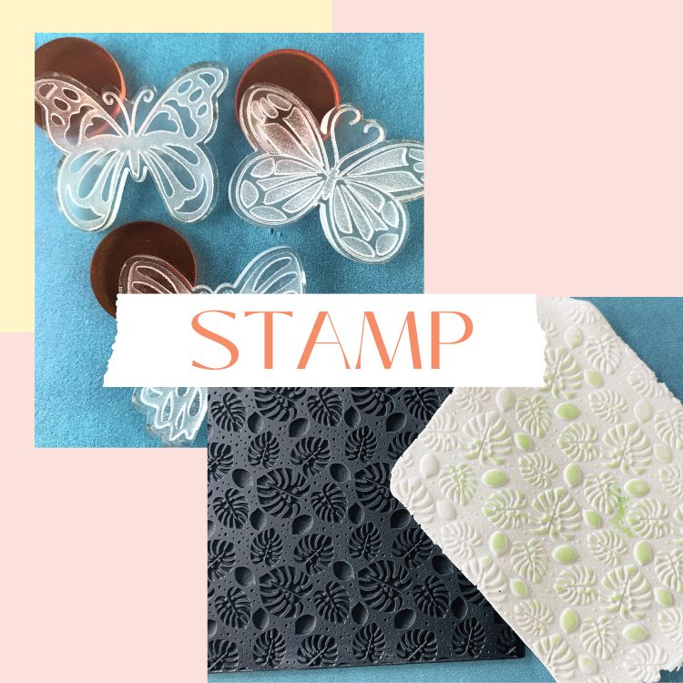 Stamp and Texture tools for polymer clay