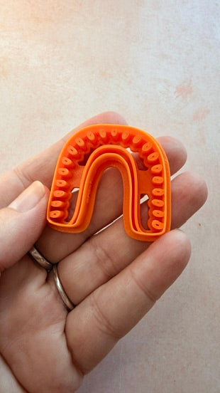 DeeDee - Rainbow clay cutter with boho design