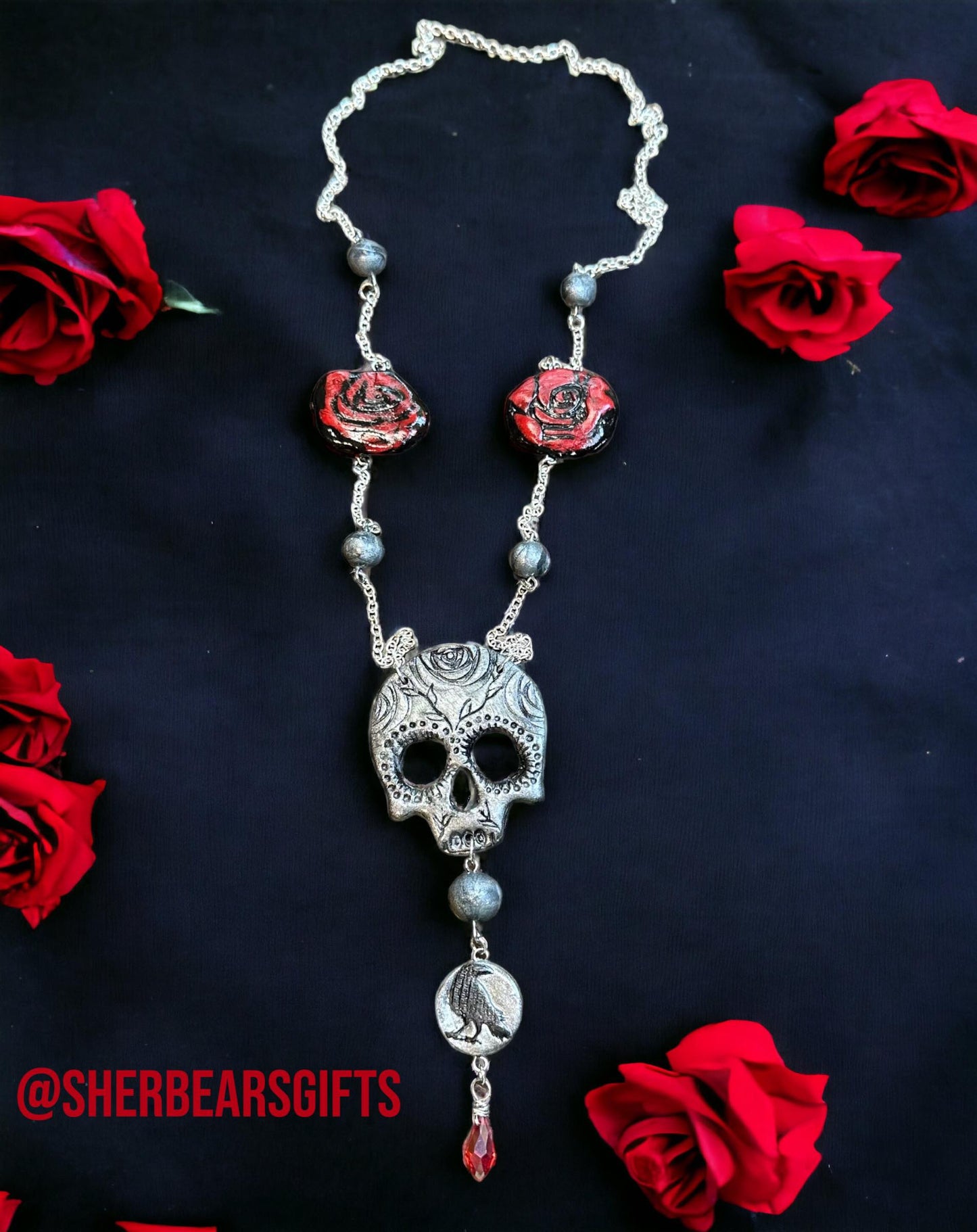 Small Skull polymer clay cutter | gothic skull clay earring cutter