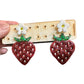 Strawberries 4 pairs Earring Components mix and match