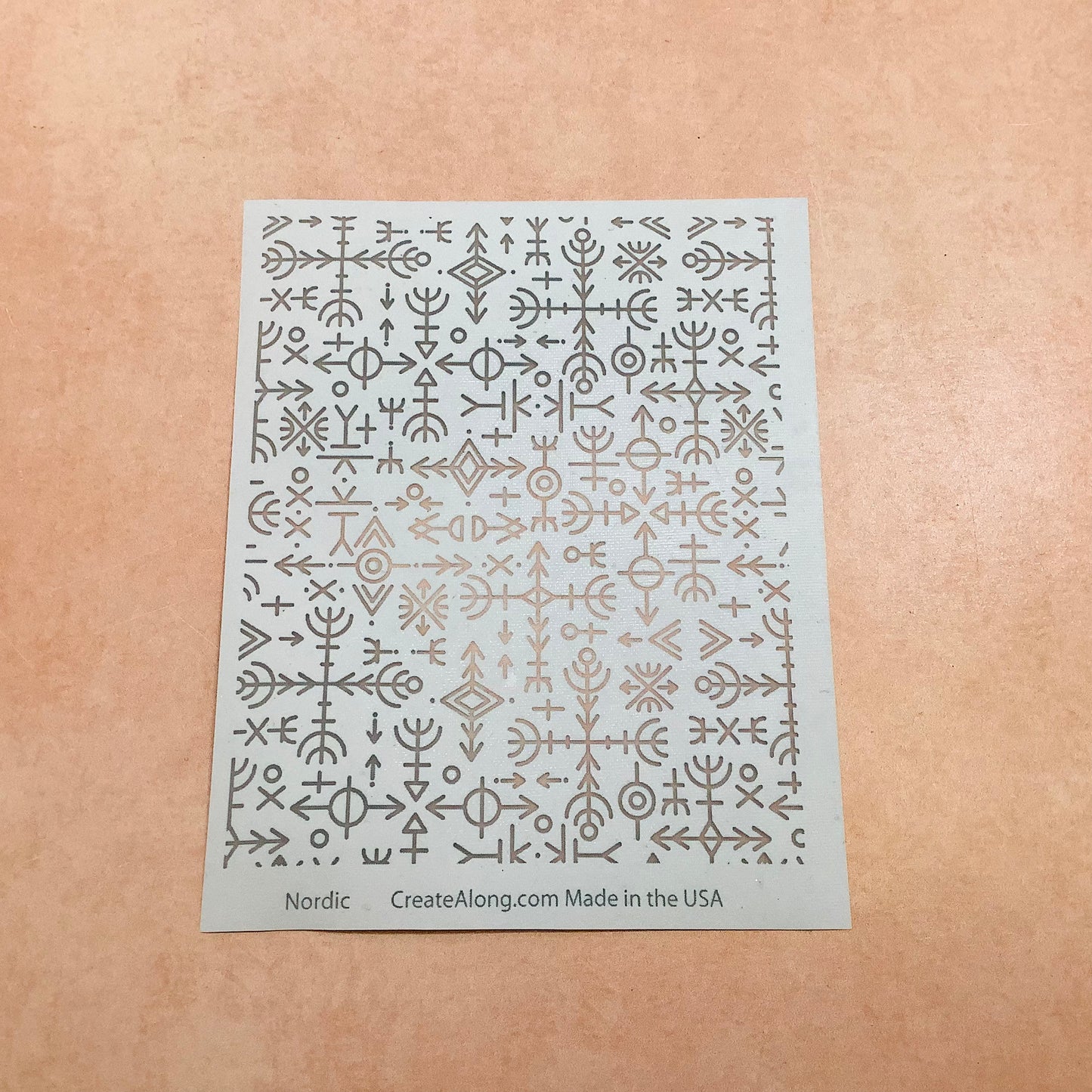 Nordic Silkscreen For Crafting Polymer Clay + Mixed Media