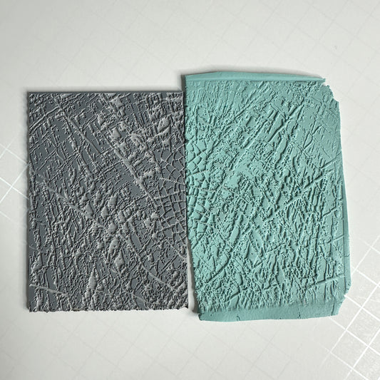 Tree Rings Wood Grain clay stamp oopsie