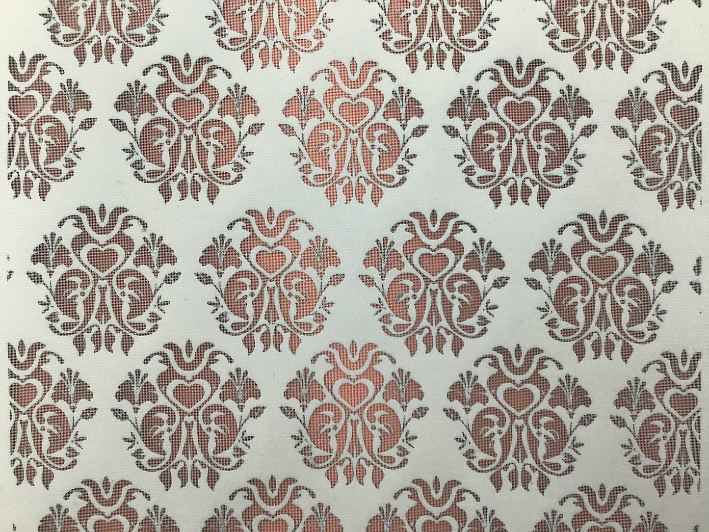 Damask Romance Silkscreen For Crafting Polymer Clay + Mixed Media