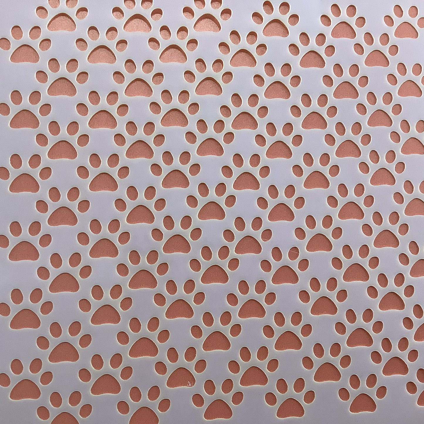 Pretty Paws Dog Cat Pet Mylar Stencil Texture Sheet