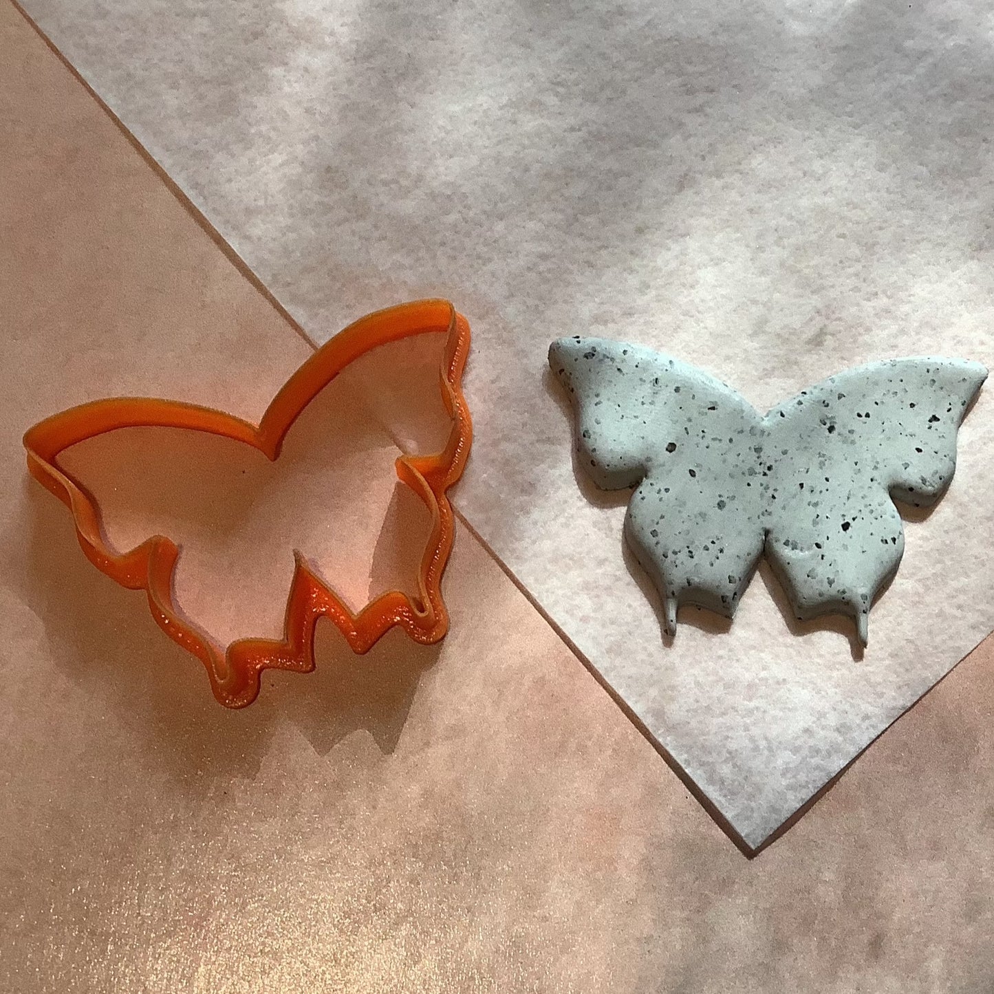 Delicate Butterfly Polymer clay cutter for earrings and art