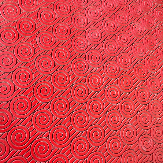 Spiral Wave | Art Deco Inspired polymer clay rubber stamp texture