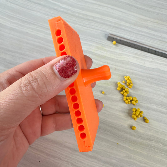 The Big BALLER 5 mm or 8 mm polymer clay petal bead ball making tool