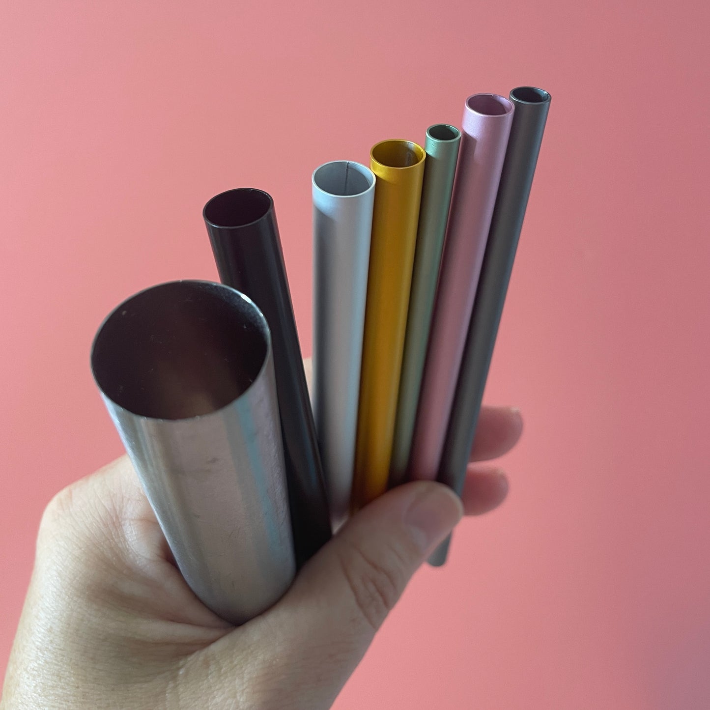 Metal Tube Forms for Huggie clay earrings, rings, hair twists, large hole beads