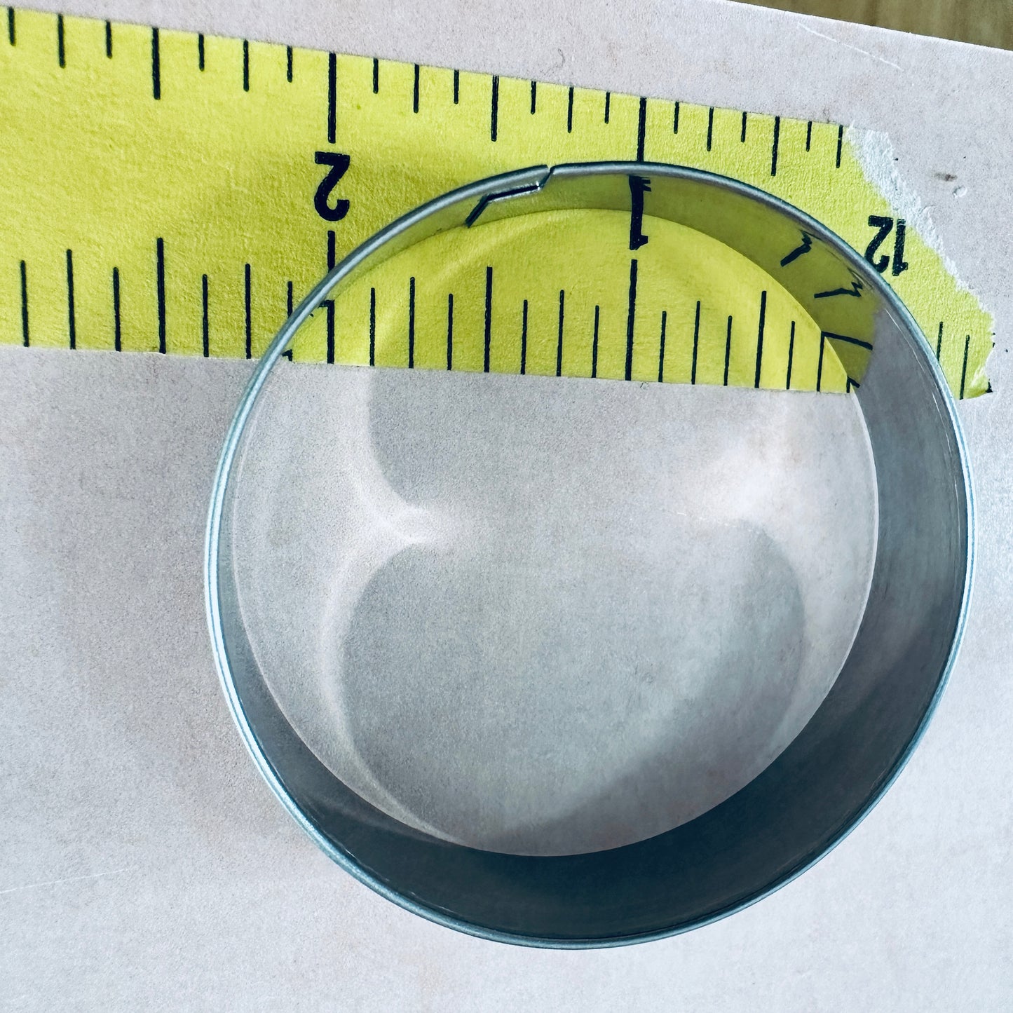 Metal Round circles polymer clay cutter set of 5 smaller size