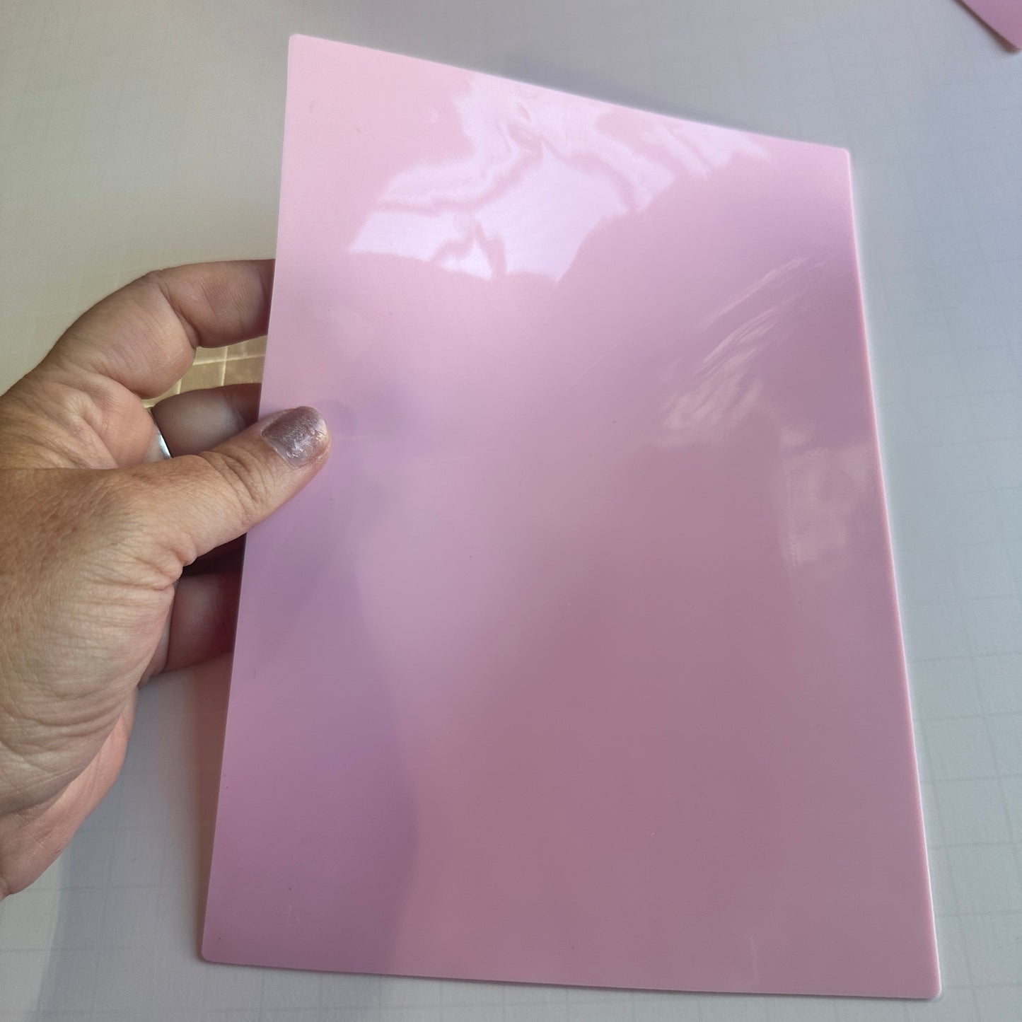 Double-Sided Silicone Work Mat – 6x8 Inch for Polymer Clay, Mica work, Baking & UV Resin
