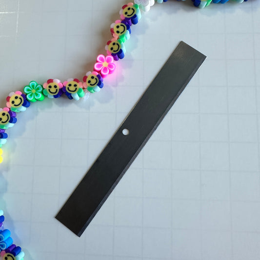 The “Stiffy” Polymer Clay Cutting Blade – 4 Inch Rigid Slicing Tool for Canes & Straight Cuts