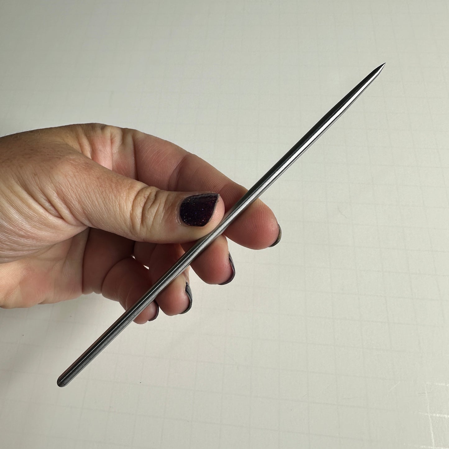 The Bead Boss – Stainless Steel Hole Poking Wand & Bead Mandrel | 3.5mm for Large Hole Polymer Clay Beads