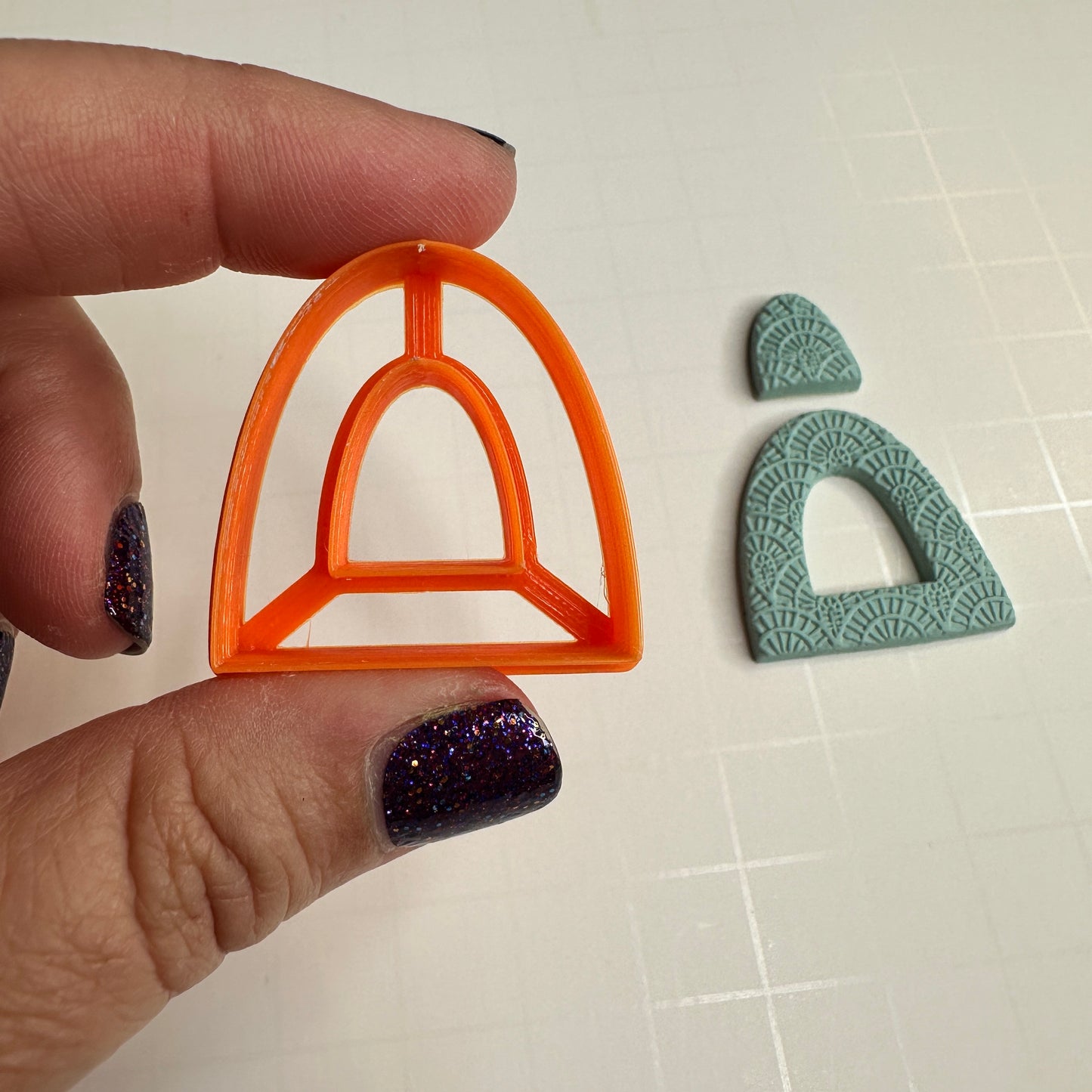 Rainbow Window Arch Polymer Clay Cutter | Open Center Earring Cutter for Statement Clay Jewelry