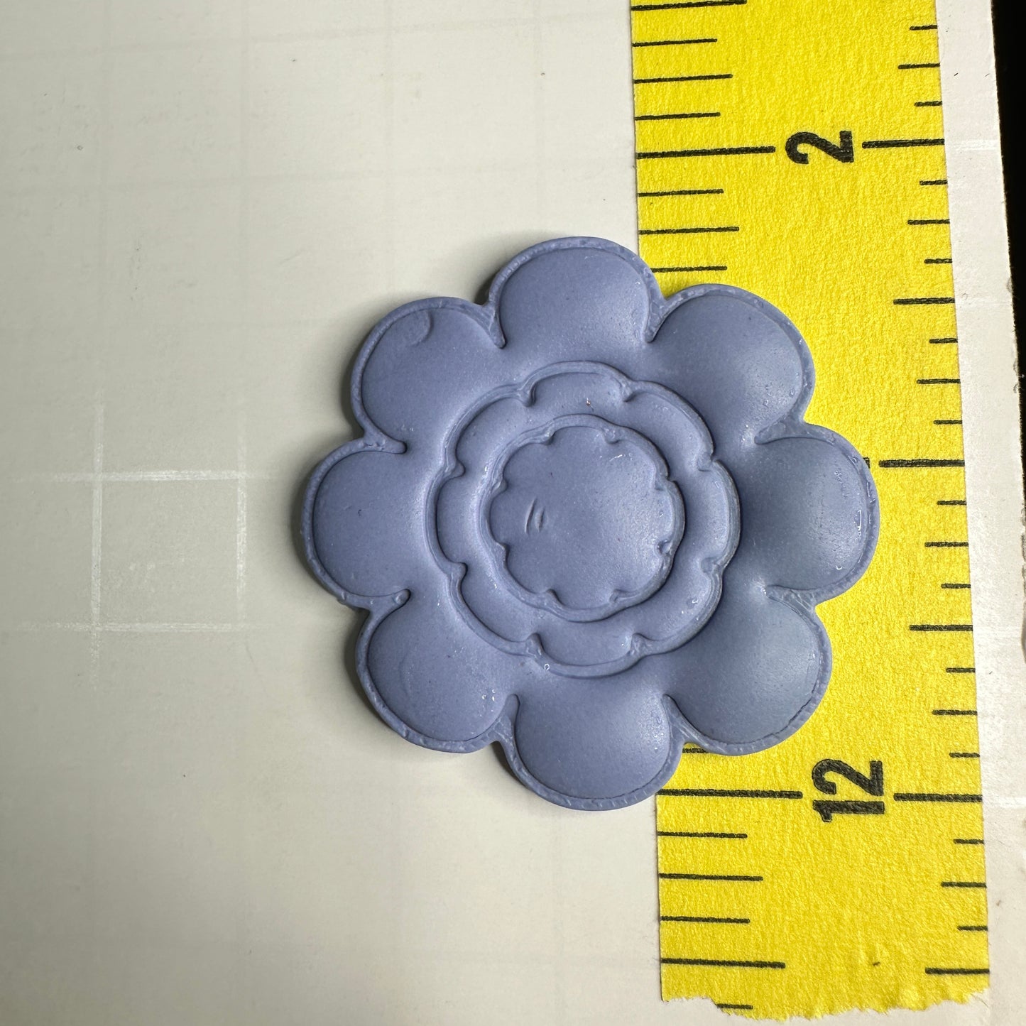 Frilled Flower Polymer Clay Cutter Layered Petal Cutter for Earrings, Charms & Jewelry Making