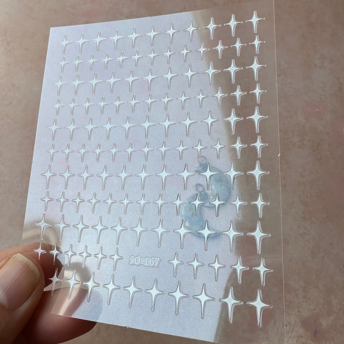 Celestial Tiny Sparkle Stickers embed in resin and liquid clay - black, white, silver, or gold