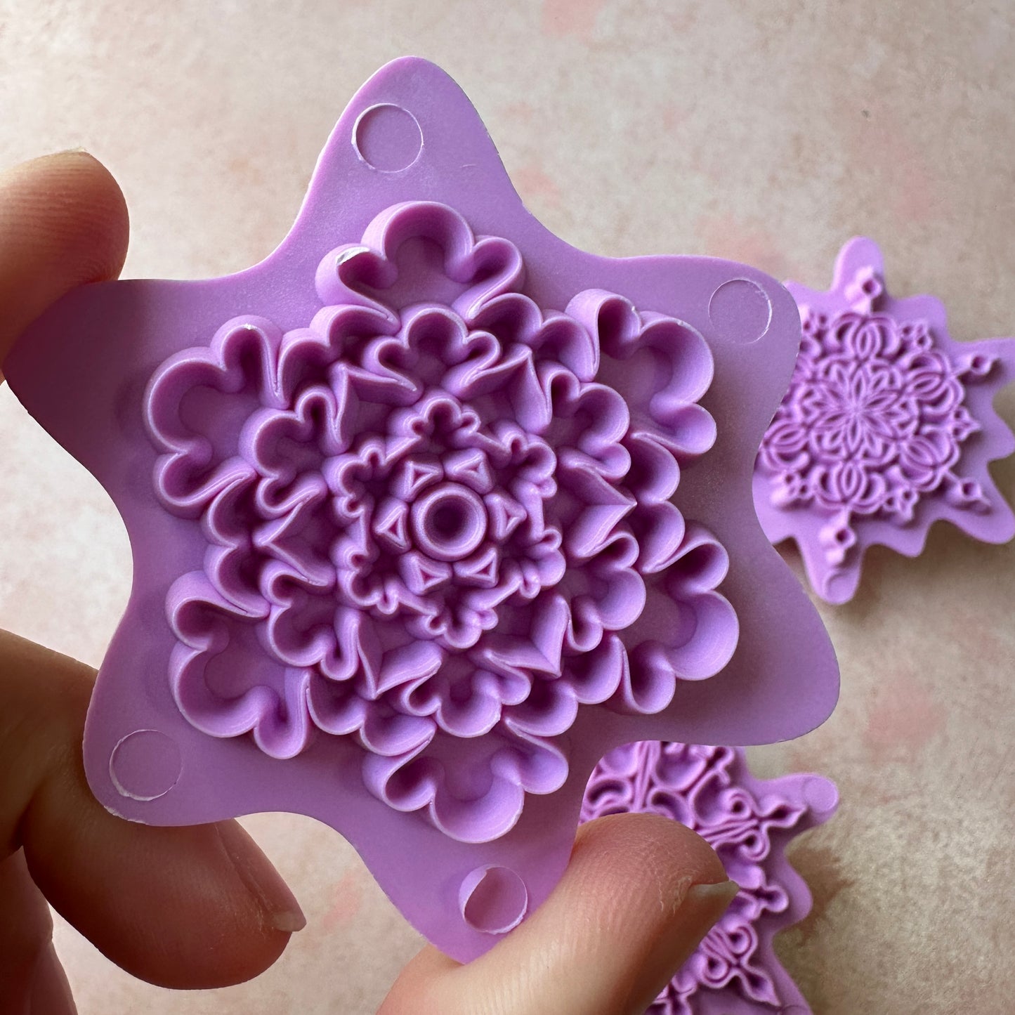 Mandala Press Clay Stamps mokume gane ink pattern