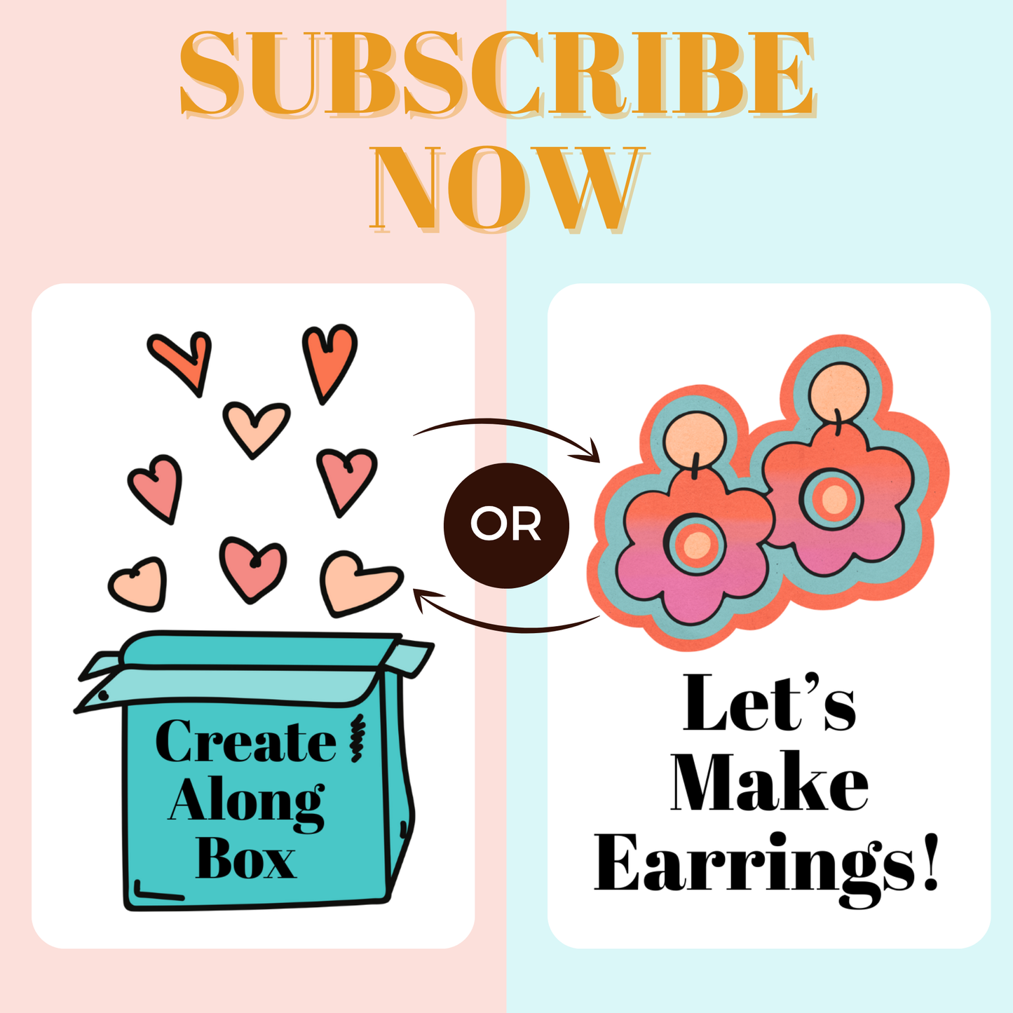 Create Along Box or Earring Kit Subscription