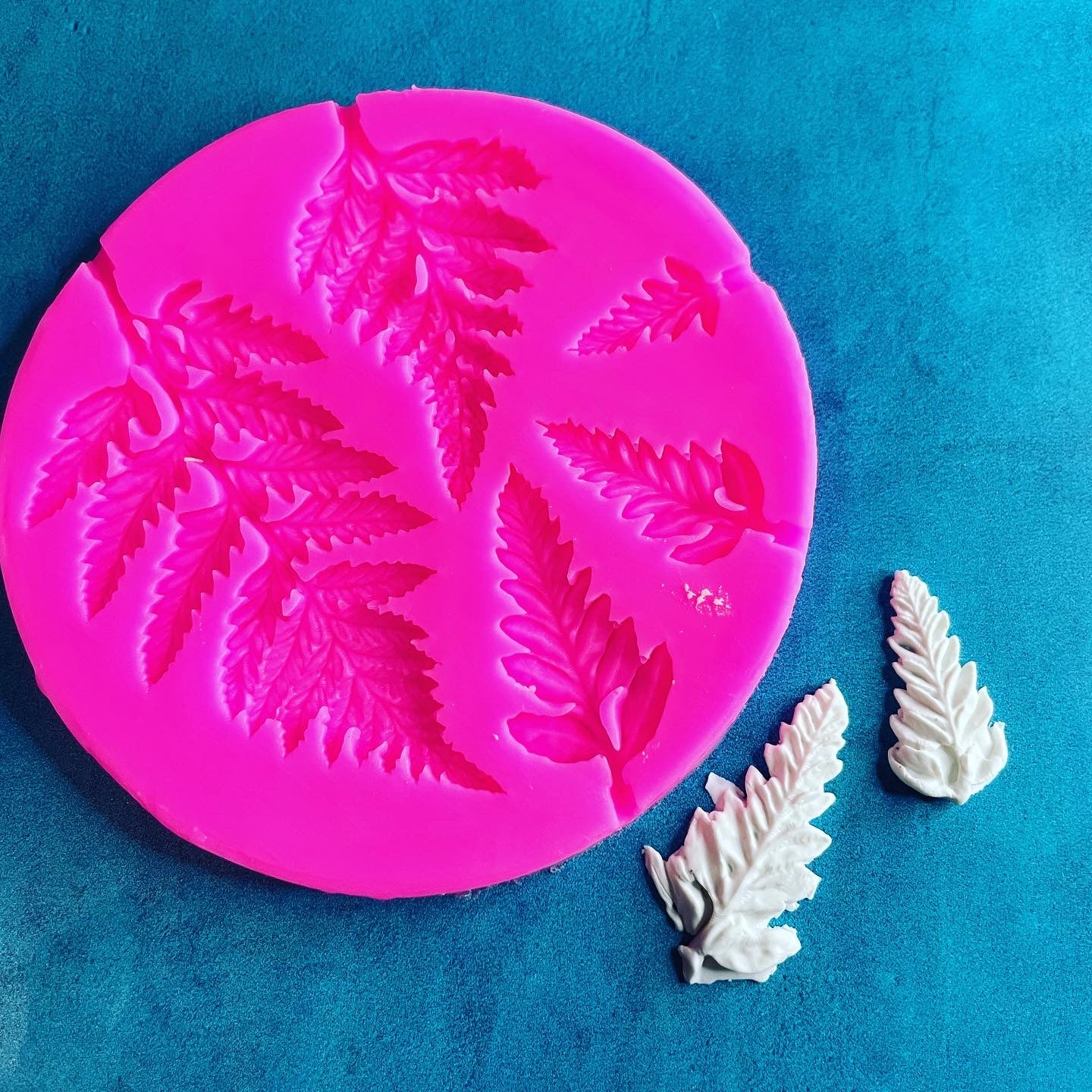 Fern Fronds silicone clay and food safe mold