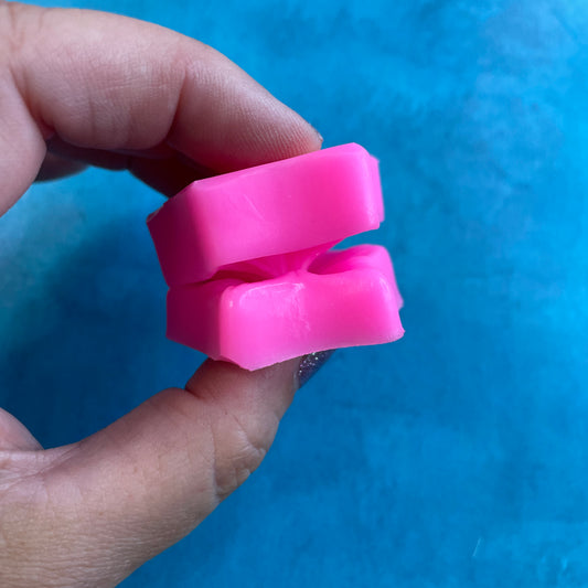 Small Pointed Petal Flower press mold | silicone polymer clay and food safe mold