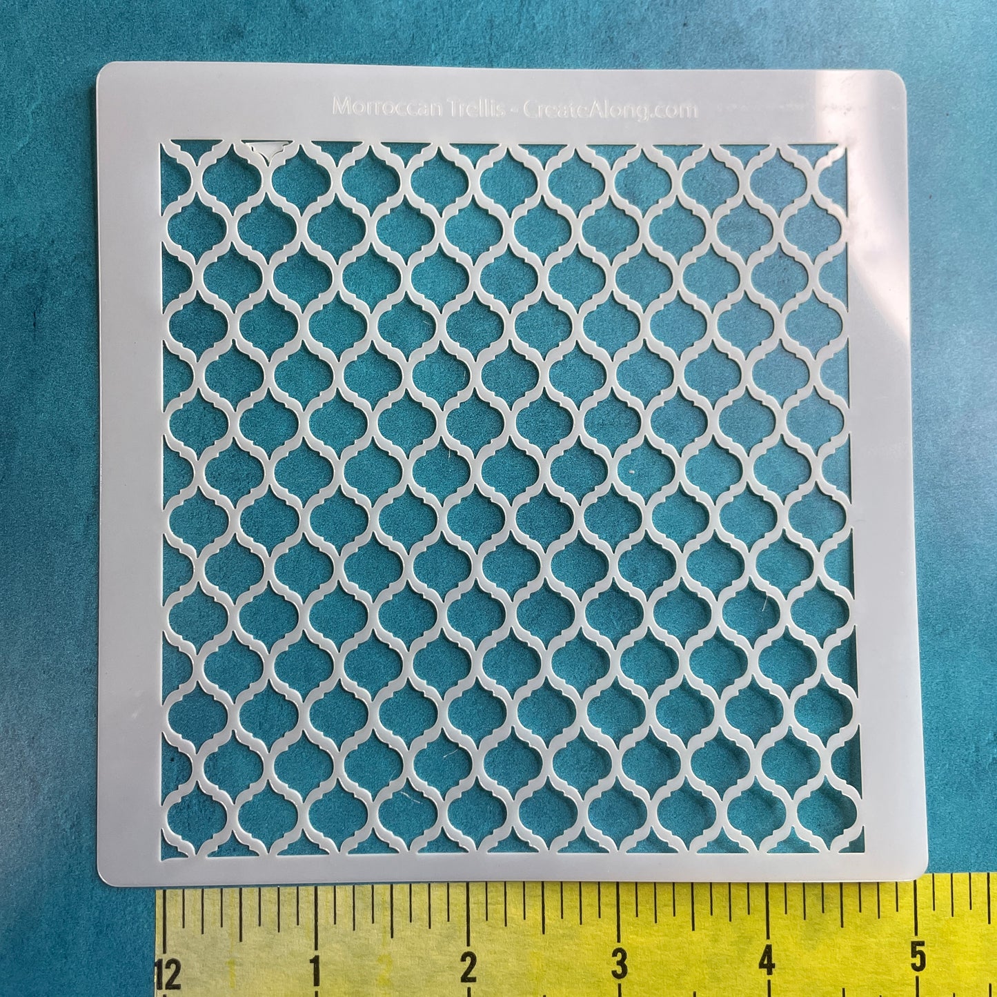 Moroccan Trellis Mylar Stencil Texture Sheet