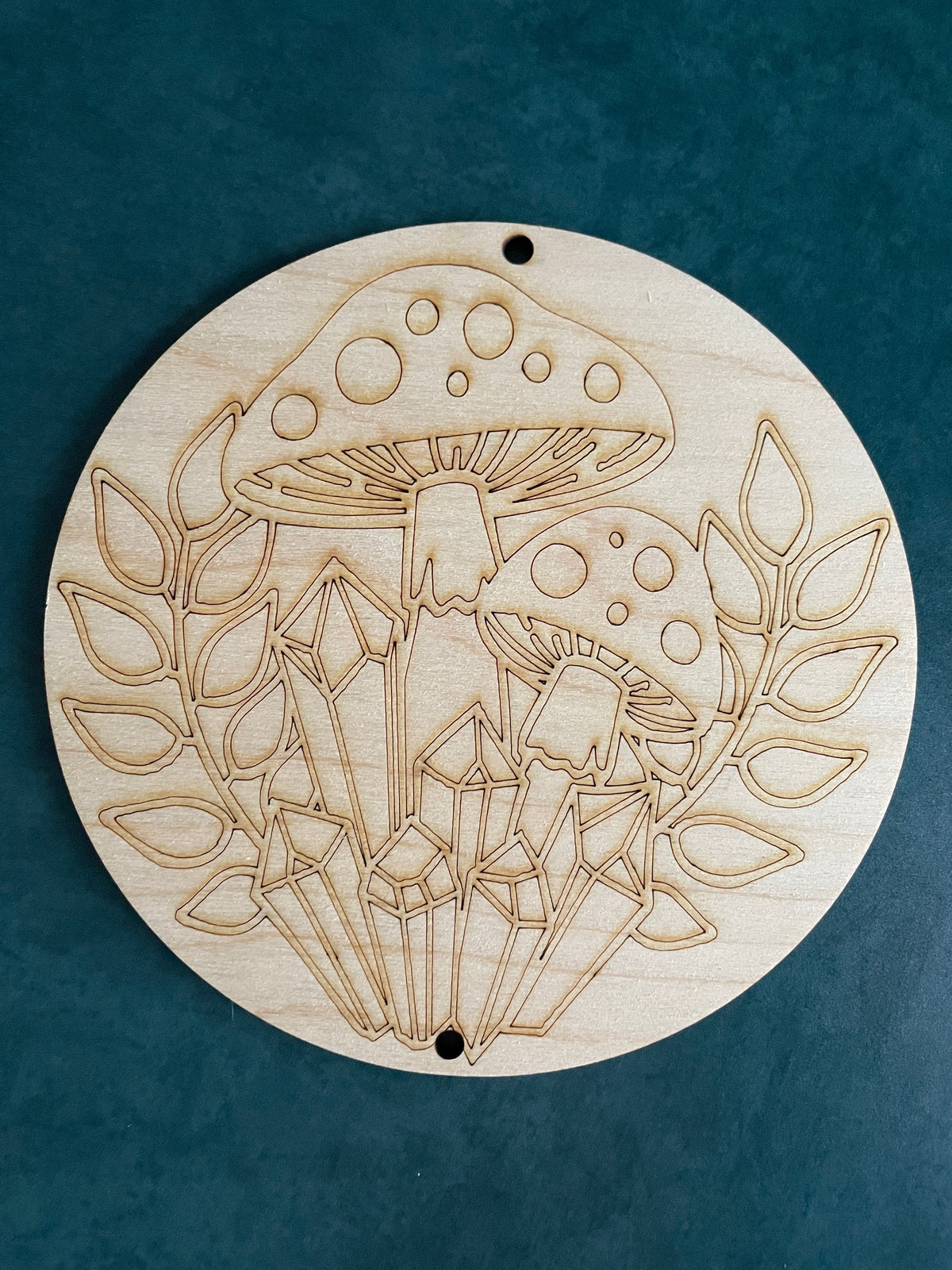 Mystic Mushrooms paint your own wood canvas