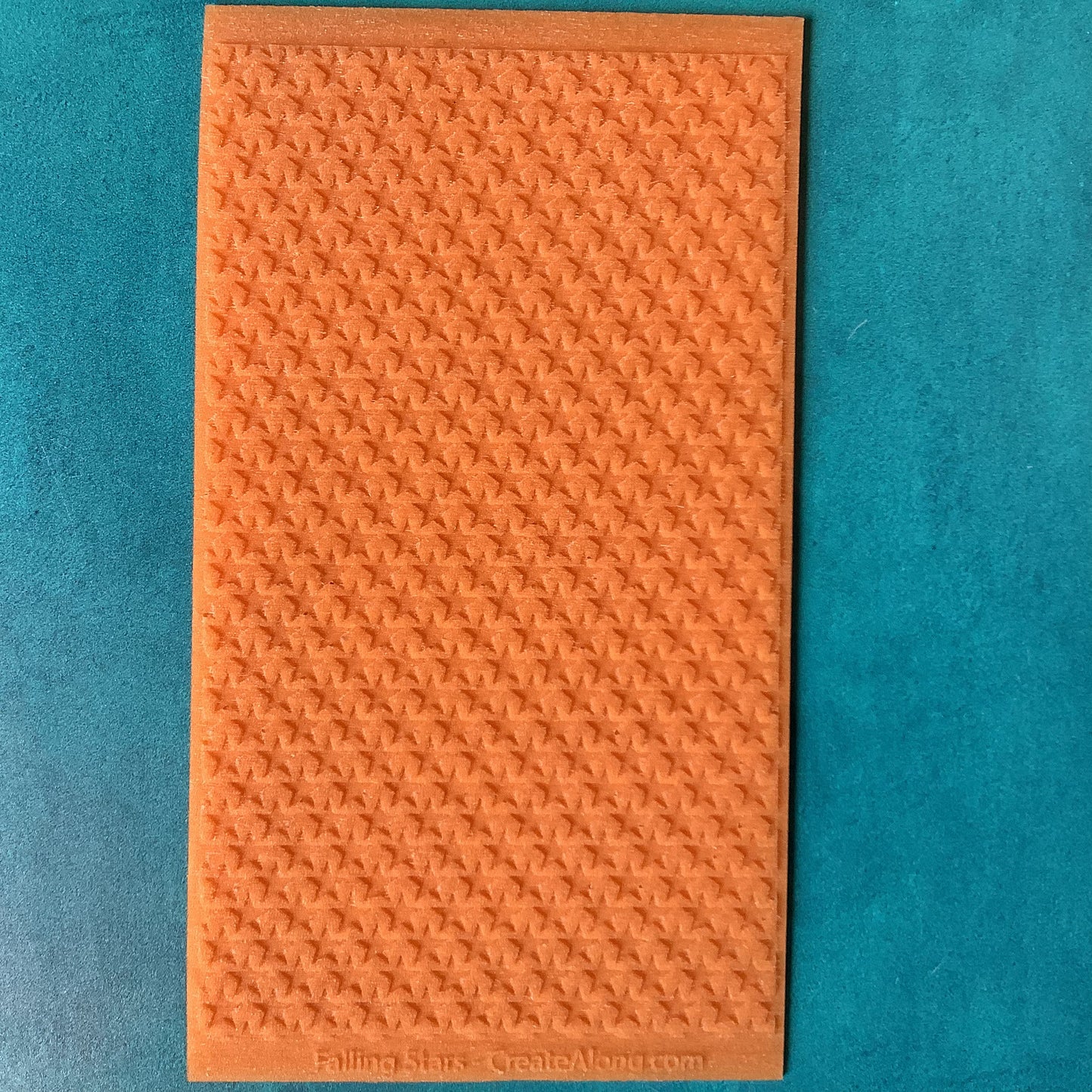 Falling Stars Texture Mat – Silicone Star Pattern for Polymer Clay, UV Resin & Liquid Clay | Great for 4th of July Crafts