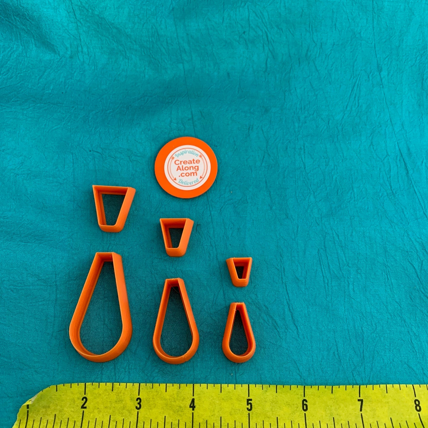 Drop Collar polymer clay cutter set earring pendant jewelry sharp cutters