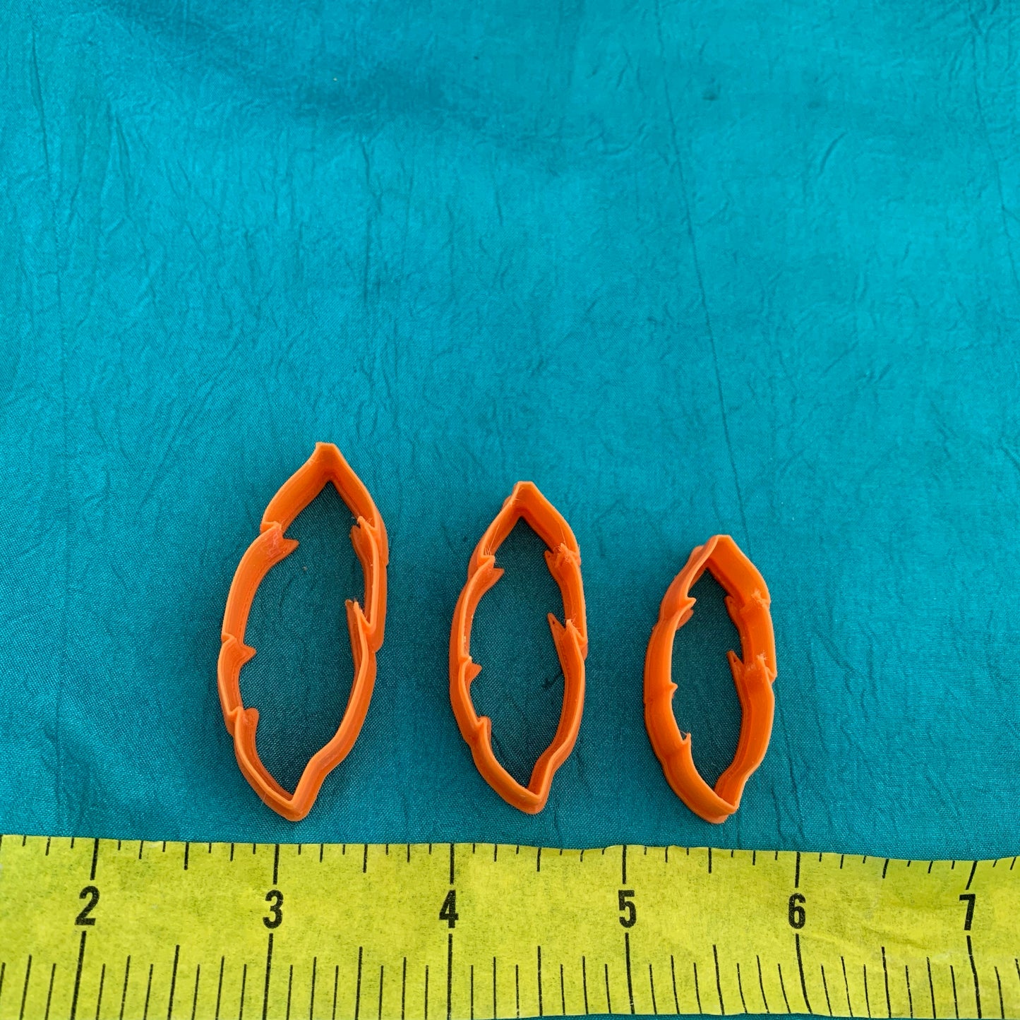Feathers polymer clay cutter set jewelry earrings pendant small sharp clay earring cutters
