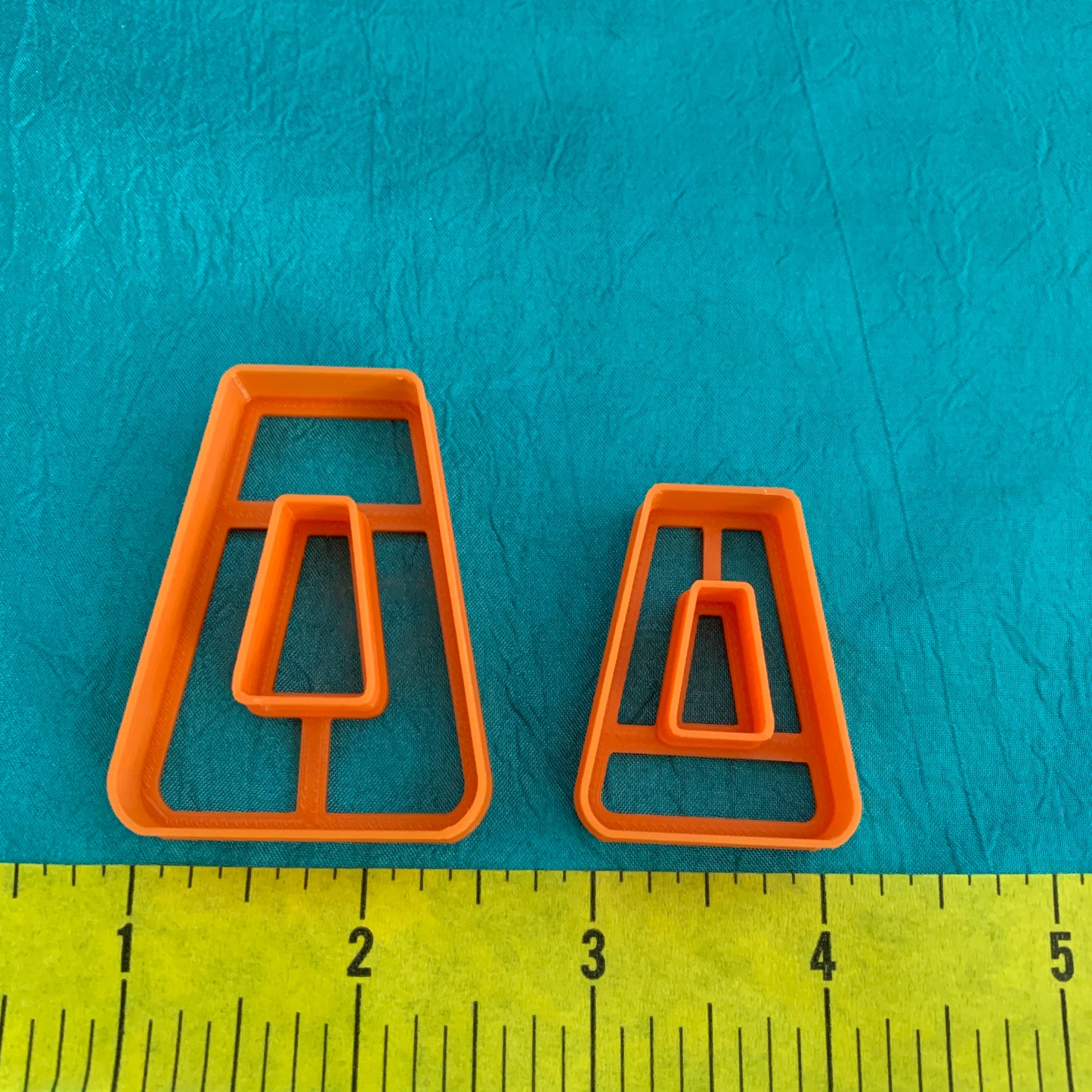 Dangles with hole cut out Collar Jewelry Sized set of 2 Polymer Clay Cutters - Polymer Clay TV tutorial and supplies