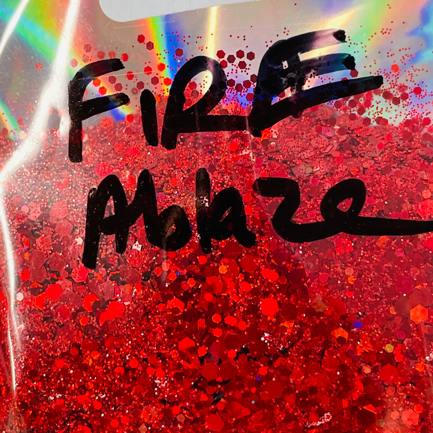 Fire Ablaze Red Chunky Glitter for pens candles earrings clay resin mugs slime tumblers nail art 2 oz