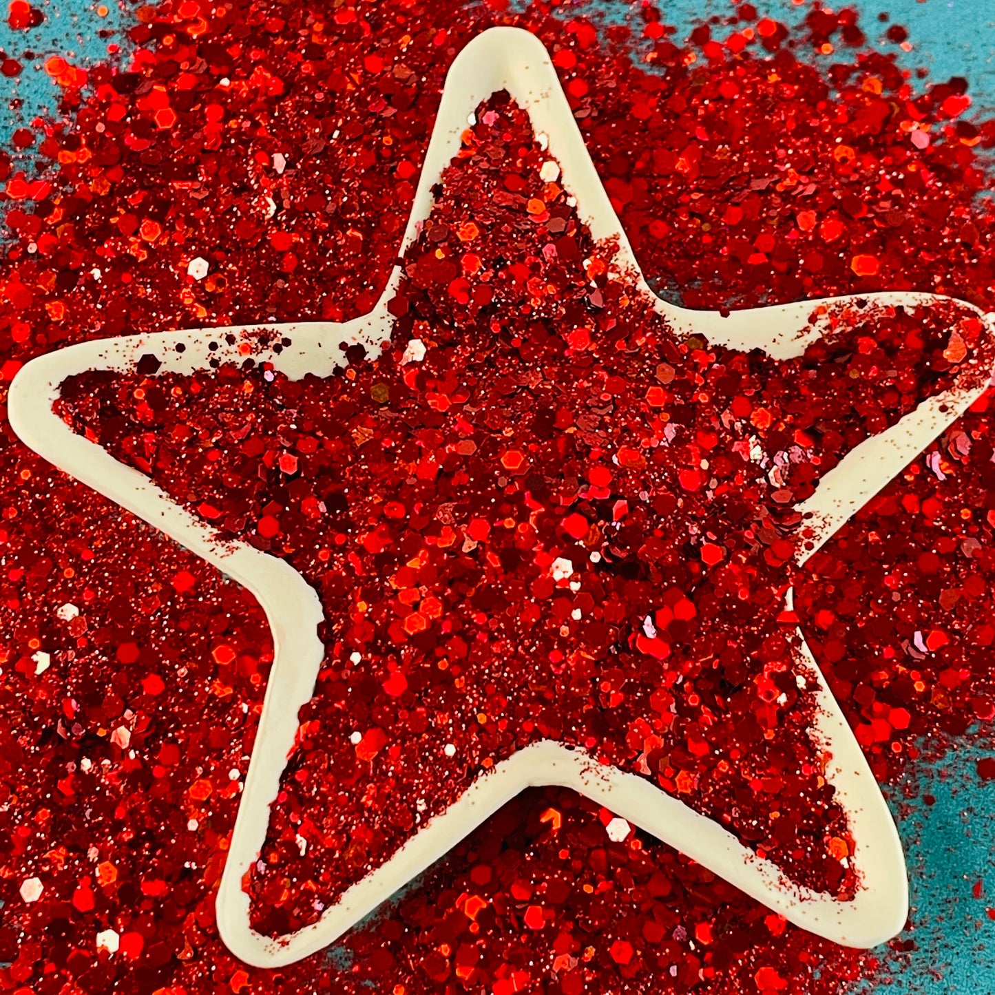 Fire Ablaze Red Chunky Glitter for pens candles earrings clay resin mugs slime tumblers nail art 2 oz