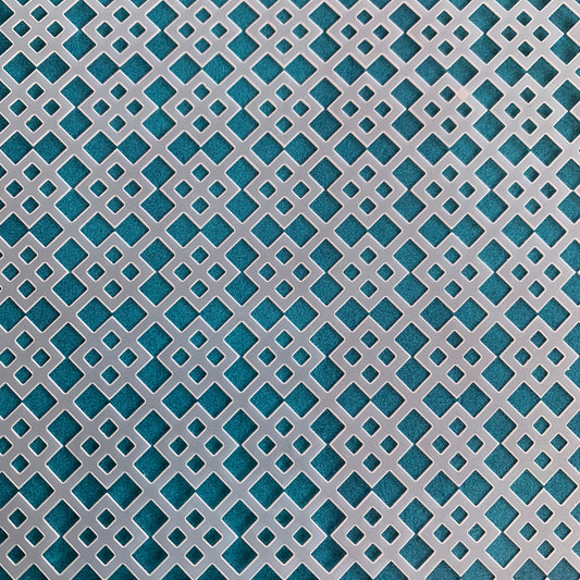 Checkered Blocks Checkers design Mylar Stencil texture sheets for polymer clay earrings art jewelry mixed media
