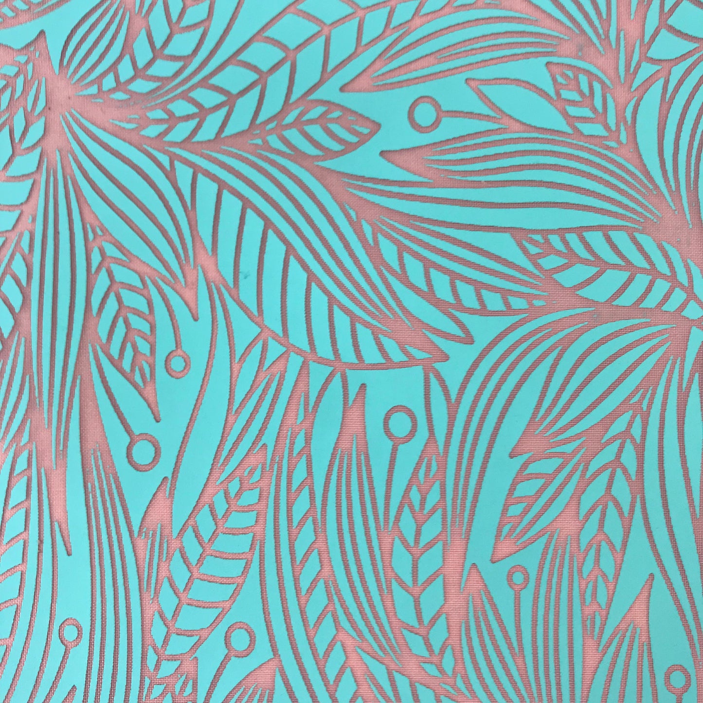 Silkscreen Stencil SLAB Leaves and Berries For Polymer Clay And Mixed Media Overall Design