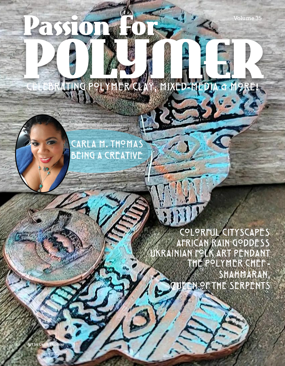 Around the World Inspired Tutorials Magazine: February 2022 Passion for Polymer Clay DIGITAL Downloadable PDF