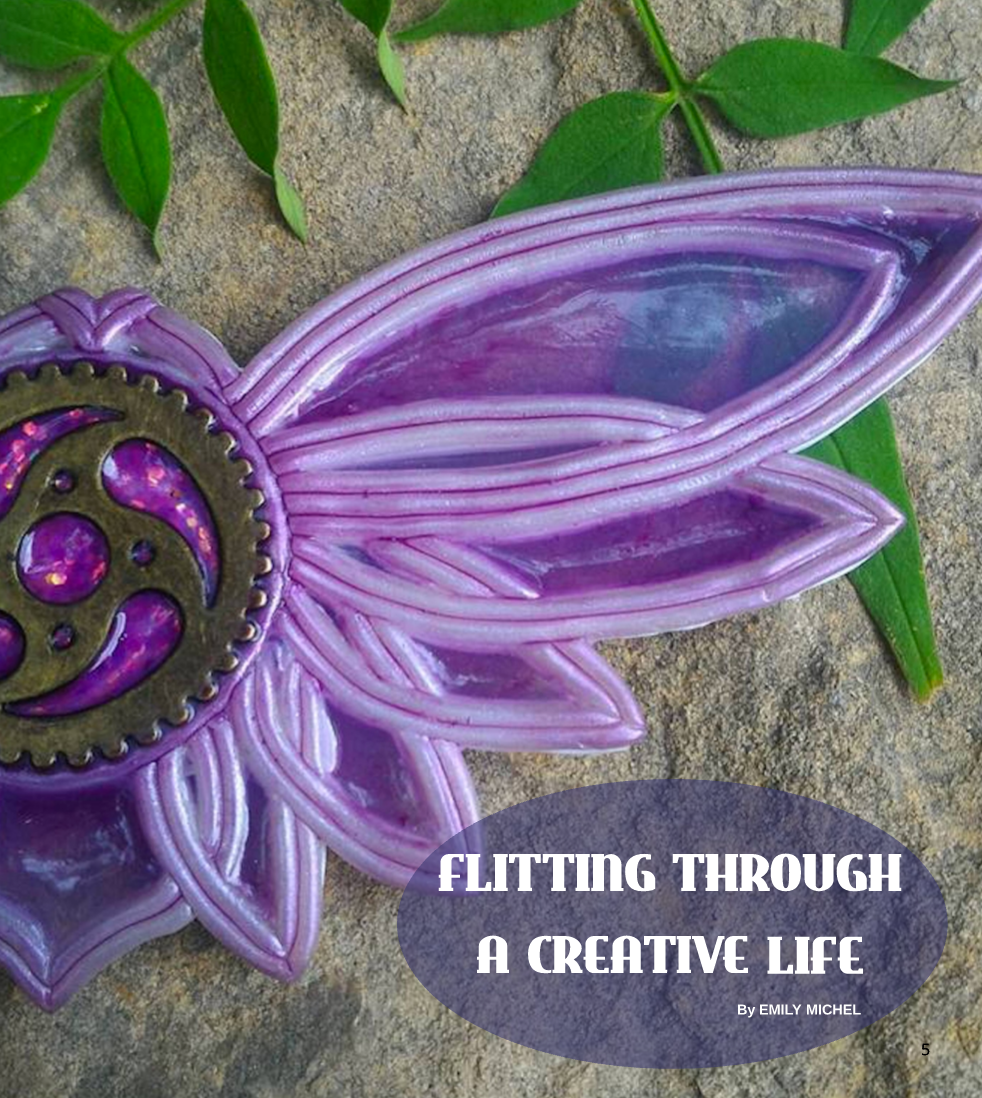 August Passion for Polymer clay magazine- DIGITAL PDF download - Polymer Clay TV tutorial and supplies