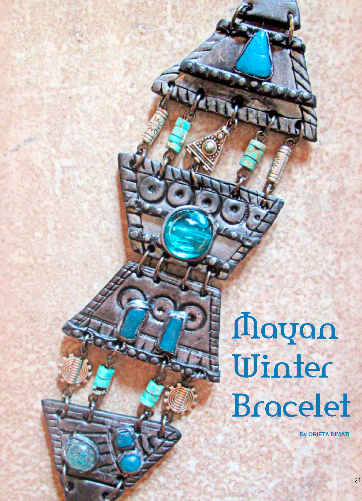 January 2020 Passion for Polymer clay magazine- DIGITAL PDF download - Polymer Clay TV tutorial and supplies