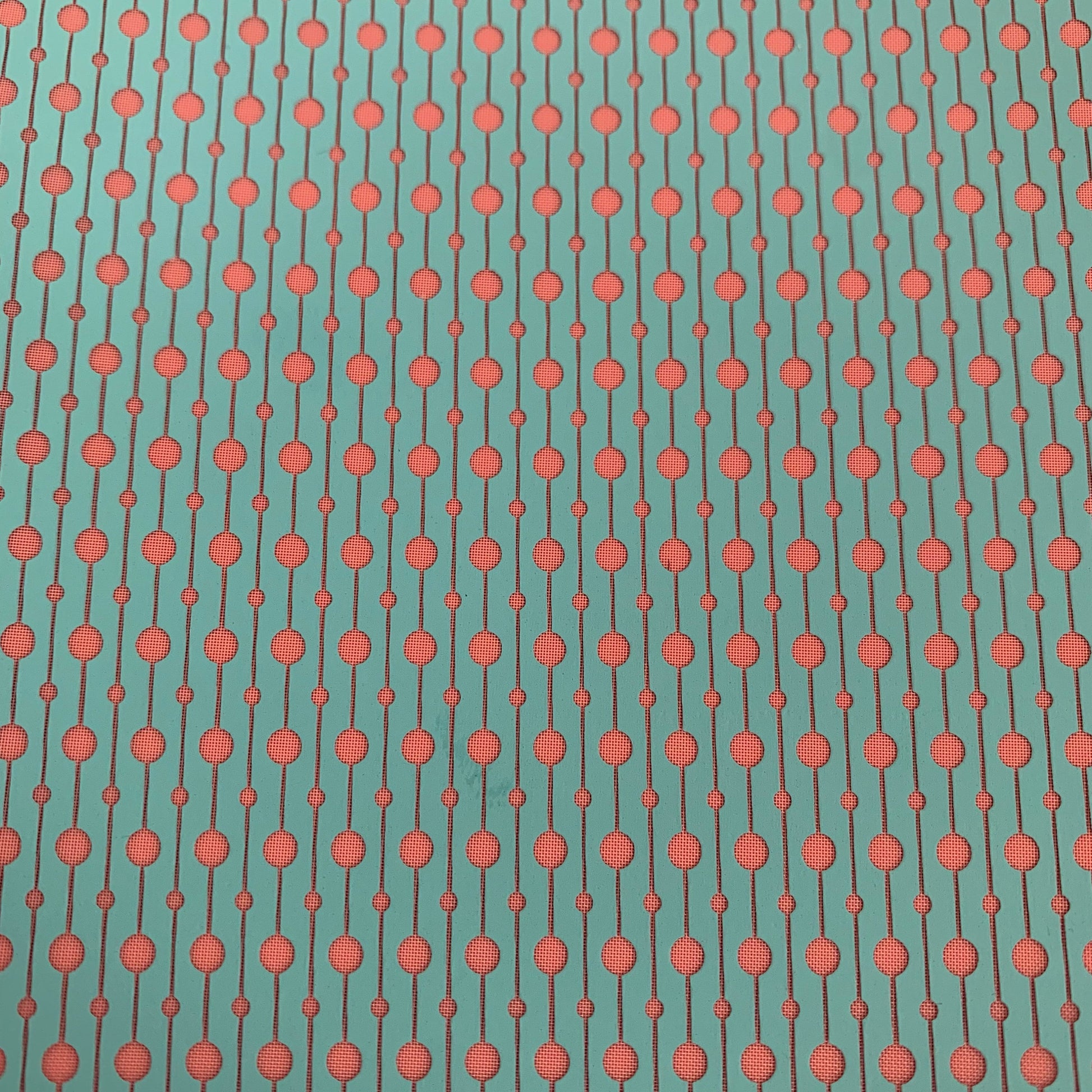 Silk Screen Bouncing Bubbles dots Stencil for Polymer Clay, Art Jewelry, Mixed Media