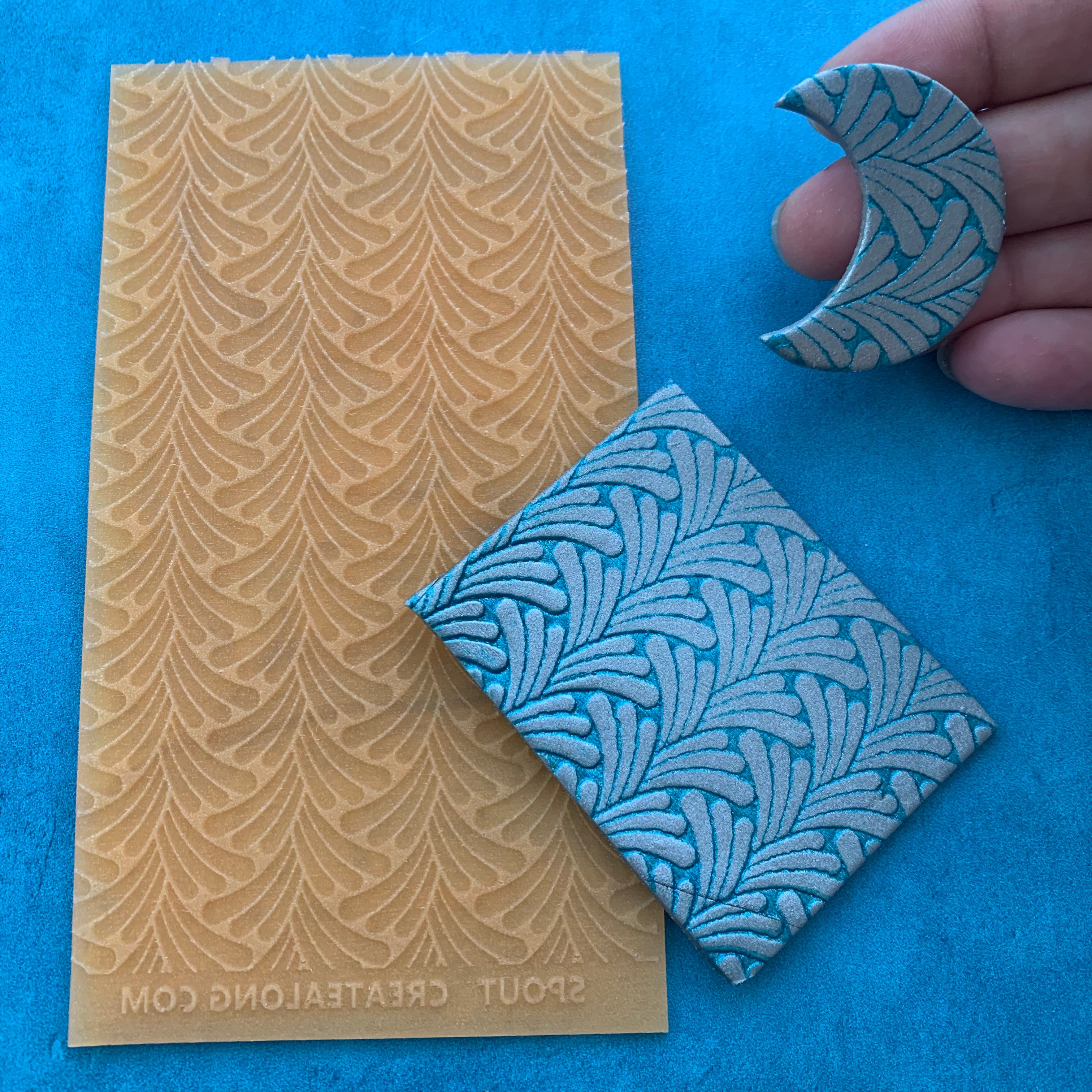 Polymer Clay Texture Sheet Texture Mat for Polymer Clay Rubber Texture  Sheets 
