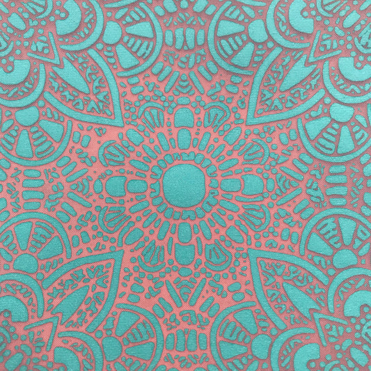 Flowers in India Silkscreen for Polymer Clay and Mixed Media