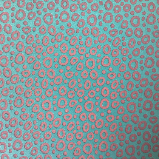 Oh Yeah Baby Silkscreen Circles Round Abstract for Polymer Clay and Mixed Media