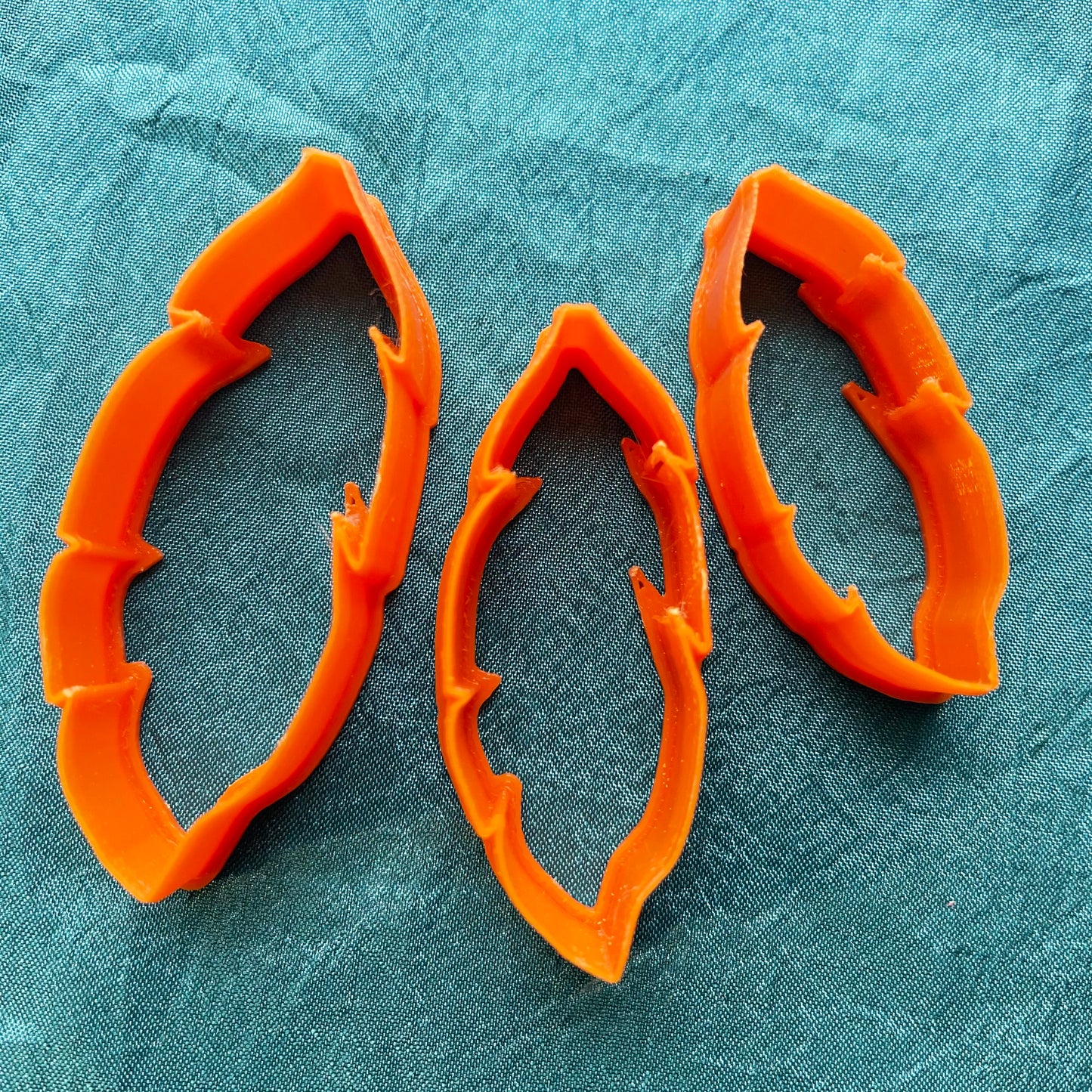 Feathers polymer clay cutter set jewelry earrings pendant small sharp clay earring cutters